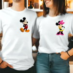 Set Tricouri de cuplu Mickey si Minnie
