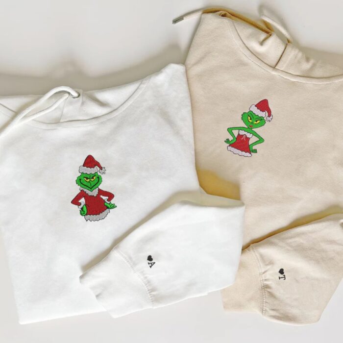Set Hanorace de Cuplu Grinch - imagine 1