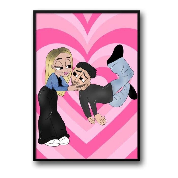 Cartoon Cuplu Pink 2.0 - imagine 1