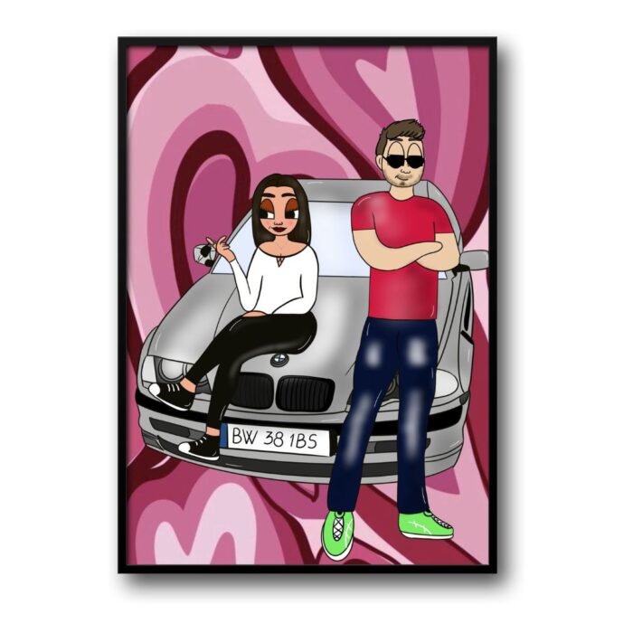 Cartoon Cuplu Car 4.0 - imagine 1