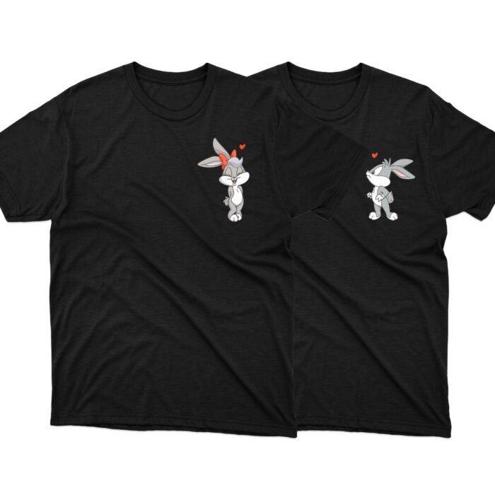 Set Tricouri de cuplu Bugs Bunny - imagine 1