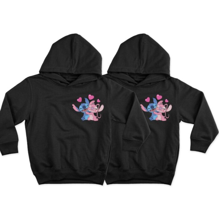 Set Hanorace de COPII Stitch&Angela - imagine 1