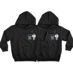 Set Hanorace de cuplu Batman&Hello Kitty