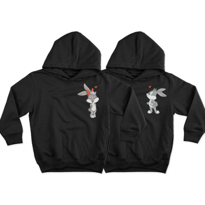 Set Hanorace de cuplu Bugs Bunny - imagine 1