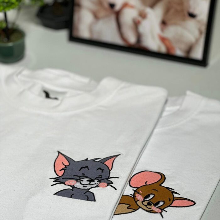 Set Tricouri de cuplu Tom and Jerry - imagine 1