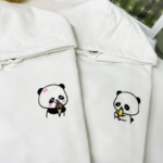Set Hanorace de cuplu Panda Love
