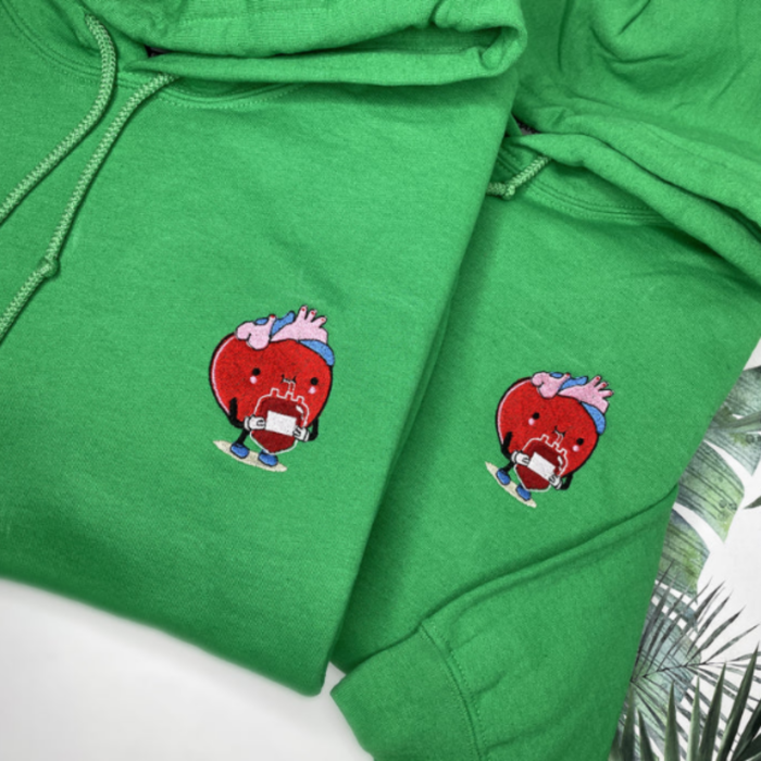 Set Hanorace de cuplu Hearts - imagine 1