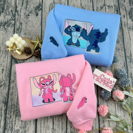 Set Hanorace de cuplu Stitch&Angela 3.0