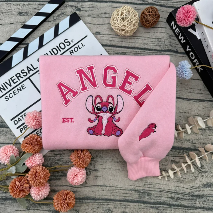 Set Hanorace de cuplu Stitch&Angela 7.0 - imagine 3