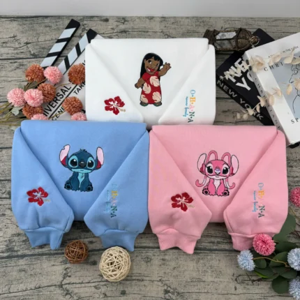 Set Hanorace de cuplu Stitch&Angela 5.0